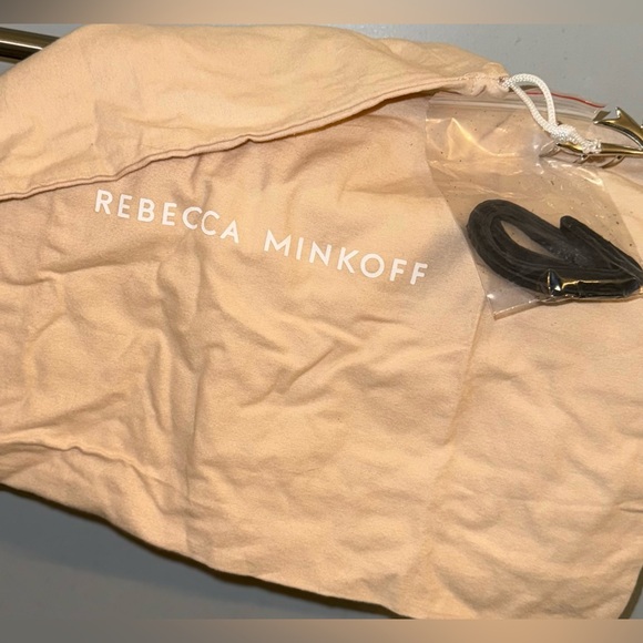 Rebecca Minkoff Julian Black pebbled Leather Backpack with Silver Accents - Picture 12 of 12